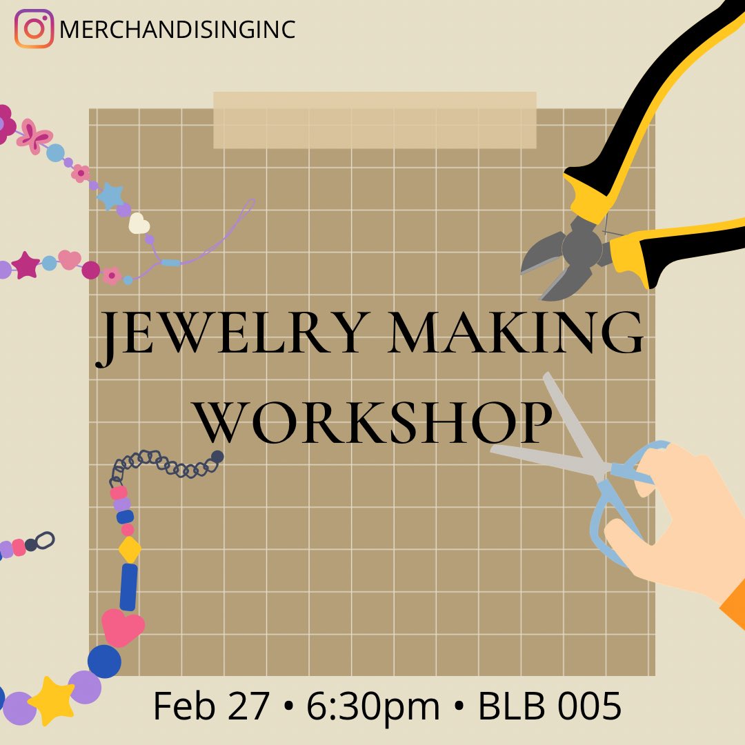 untmerchinc's tweet photo. Want to learn how to create your own beaded jewelry? Stop by our next meeting and we will teach you! https://t.co/zNtOAwfgzi