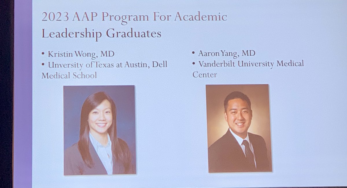 JamesEGardnerMD's tweet photo. Congrats to our own ⁦@AaronYangMD⁩ from ⁦@vumcpmr⁩ on graduating from the Program for Academic Leadership through the ⁦@AAPhysiatrists⁩. We appreciate your commitment to leadership! #Physiatry23 https://t.co/psj77fJhRJ