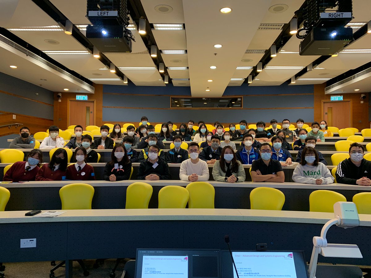 A nice sharing session with local secondary school students on Smart City and Industry 4.0 
#CityU #CENG Tech Day 2023 #SmartCity #Industry40