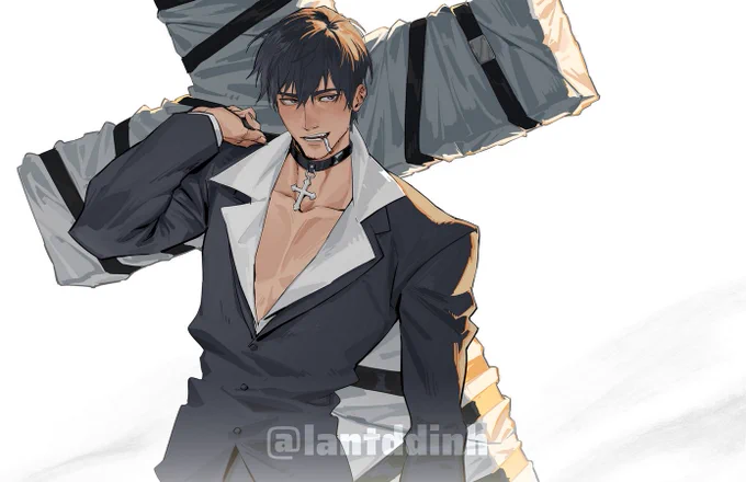 I saw that early Wolfwood concept#TRIGUN 
