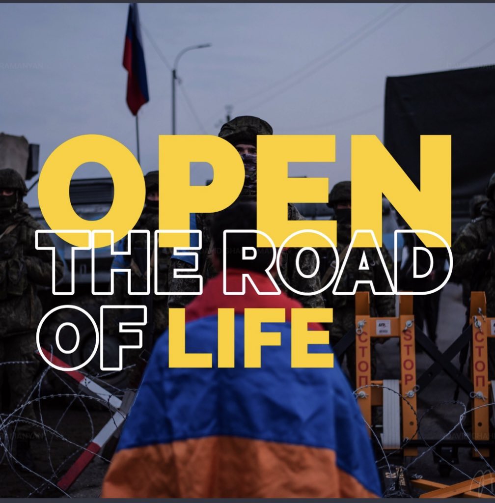 ZenzuArt's tweet photo. 🙏 for your constant support ! Please continue @LemkinInstitute to raise awareness on the unfolding humanitarian crisis. #ArtsakhBlockade #OpenLifeRoad #Azerbaijan #Armenia https://t.co/1ydC1ZEY1U