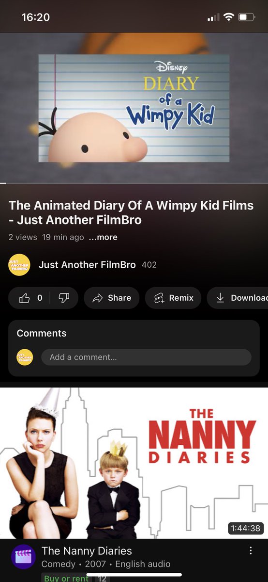 Hey guys the animated @wimpykidmovie video is now out on my channel! Here I go through how this series was made and my thoughts on it so far! Please check it out!

youtu.be/SVaMiGZrXdo

#DiaryofaWimpyKid