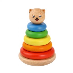 Don't miss the #awardwinning #toddler #toy "Wooden Stacking Tower" by <a href="/bimibookids/">Bimi Boo Kids</a>! As a #child places each #stacking ring in the right order or #plays with it as a balancer, they improve #patience, fine motor &amp; #problemsolving skills through #play. Shop👉bit.ly/3xNDhOb