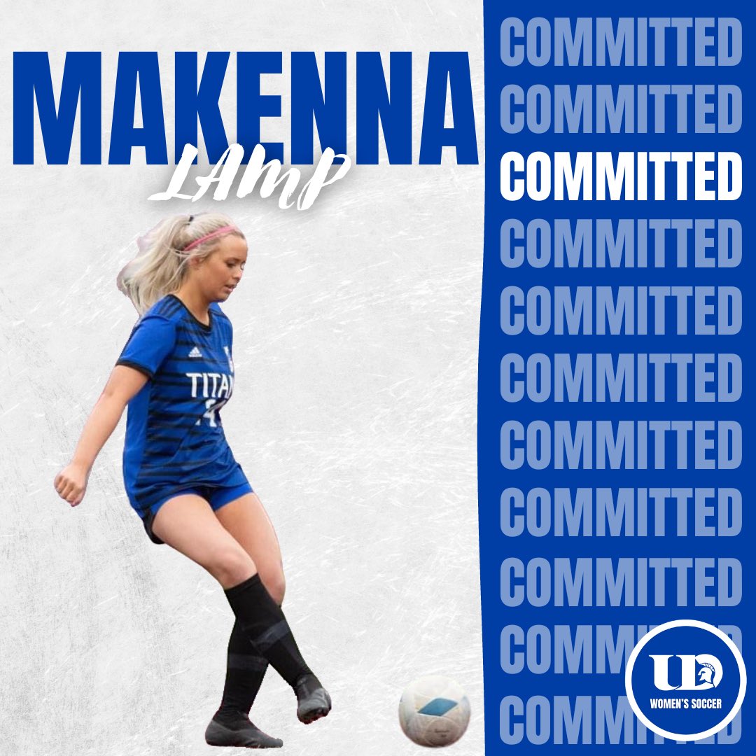 udwomenssoccer's tweet photo. Another warm welcome to Makenna Lamp! We are excited to have you as a Spartan💙
🔹 La Vista, Nebraska
🔹 Forward
#udwomenssoccer #2023commit #futurespartan #universityofdubuque https://t.co/hdYEXU6Mj8