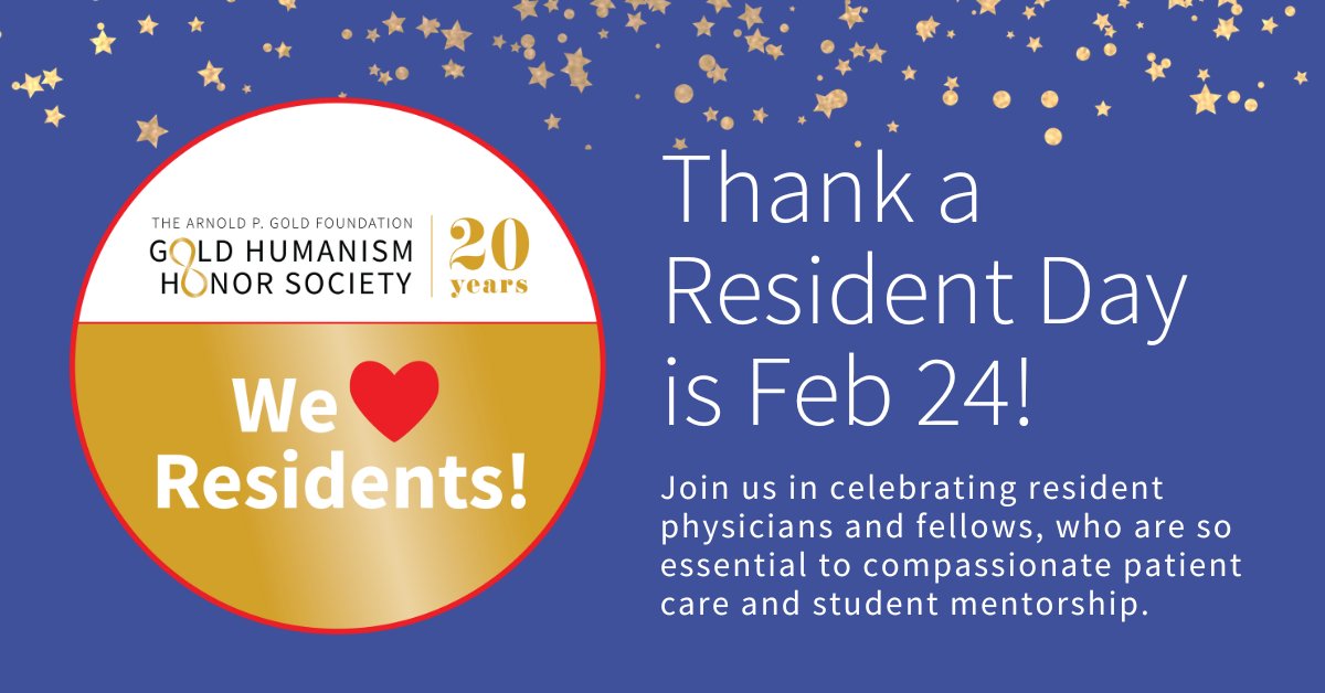 ACGME (@acgme) on Twitter photo #FYIFriday It's #ThankaResidentDay! Thank you to the amazing 150,000+ residents and fellows! Tag and share your messages of appreciation today, and thank you to the <a href="/GoldFdtn/">Gold Foundation</a> for creating the day. #FYIFriday It's #ThankaResidentDay! Thank you to the amazing 150,000+ residents and fellows! Tag and share your messages of appreciation today, and thank you to the <a href="/GoldFdtn/">Gold Foundation</a> for creating the day.
