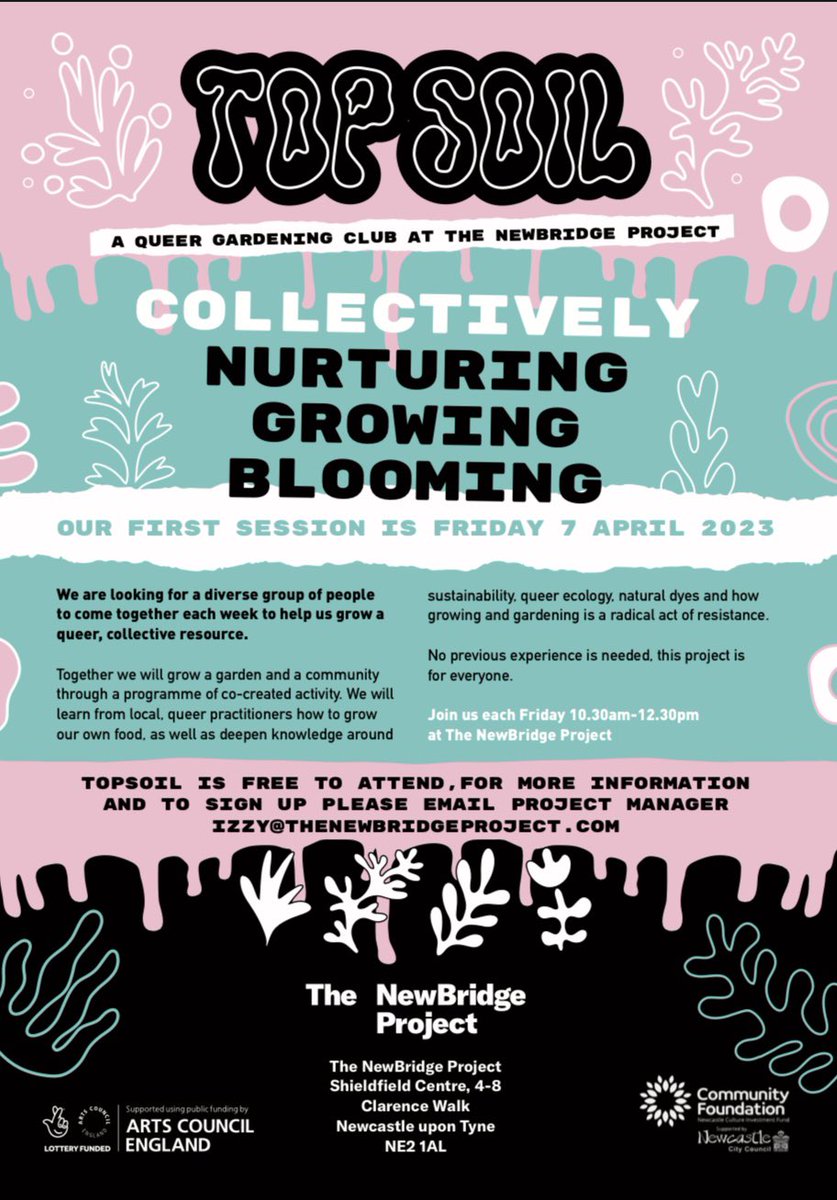 IzzyFinch's tweet photo. TOPSOIL- A Queer Gardening Club @N_B_Project 💘⚡️🌿 https://t.co/PiSLKFeTaR
