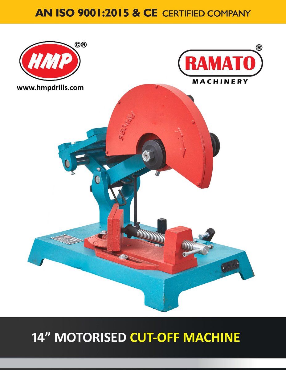 HMPMachines's tweet photo. Motorized cutoff Machine Manufacturer Rajkot Gujarat INDIA
https://t.co/4FSIpmklrK or visit https://t.co/suQk7TcdO6
#cutoff #motorised #motorized #industry #powertools #carwasher #portablecutoff #cutter #cuttingmachine #pipecutter #pipecuttingmachine #cuttermachine #circularsaw https://t.co/L5OtVWAP6T
