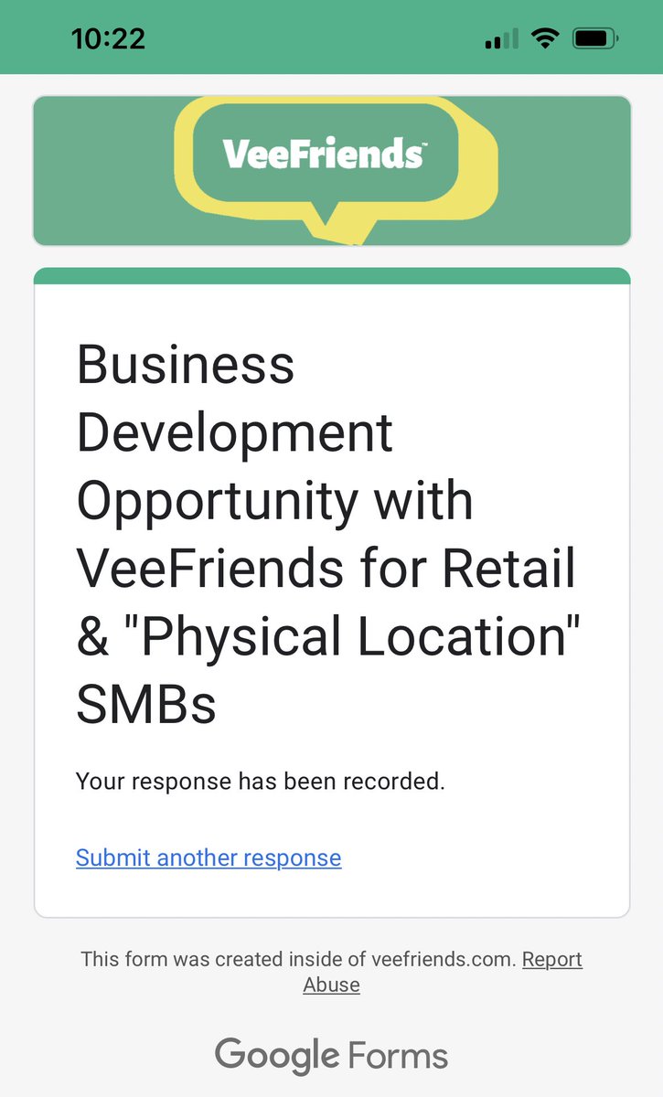 🤩 Really excited about this potential opportunity to partner with <a href="/veefriends/">VeeFriends</a> <a href="/garyvee/">Gary Vaynerchuk</a> 🤞🏻 #OptimisticOtter