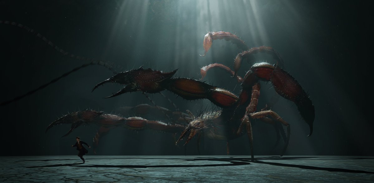 This one is for <a href="/Newt0nScamander/">Albus Dumbled๏re</a>, Manticore design for <a href="/FantasticBeasts/">Fantastic Beasts</a> Secrets Of Dumbledore. 
#conceptart #creaturedesign #HarryPotter  #FantasticBeasts 

artstation.com/artwork/PXmJ0o