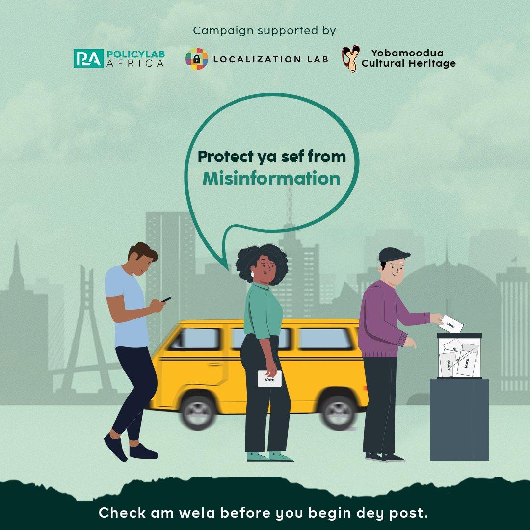 Elections in Nigeria are here! Do you know how to protect yourself and your family from misinformation? Follow <a href="/PolicyLabAfrica/">Policylab Africa</a> for tips about ways to stay safe from misinformation online! #NigeriaDecides2023 #NigeriaElections2023