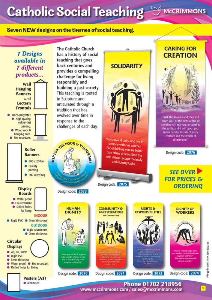 McCrimmons's tweet photo. Catholic Social Teaching ✨
Caring for Creation
Community & Participation
Dignity of Workers
Help for the Poor & Vulnerable
Human Dignity
Rights & Responsibilities
Solidarity
Posters https://t.co/qSjOBU1lYX
Full range https://t.co/HuaGLv6XrG
#CoreValues #ChristianPrinciples https://t.co/e3oql08LE1