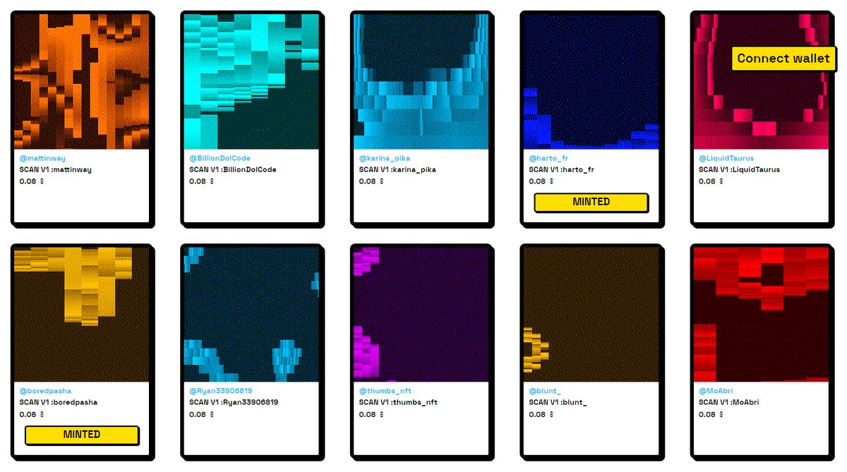 Thank you SO MUCH to all visitors of SCANNERS at <a href="/nft_paris/">NFT Paris</a> !!! ❤️💚💙

Amazing to see such a great response for this unique collaboration with <a href="/ebb_global/">EBB</a> ! 🔥 You can check out the marketplace with all the NFTs generated by our visitors here 👀✨

ebb.global/projects/shopd…

1/2