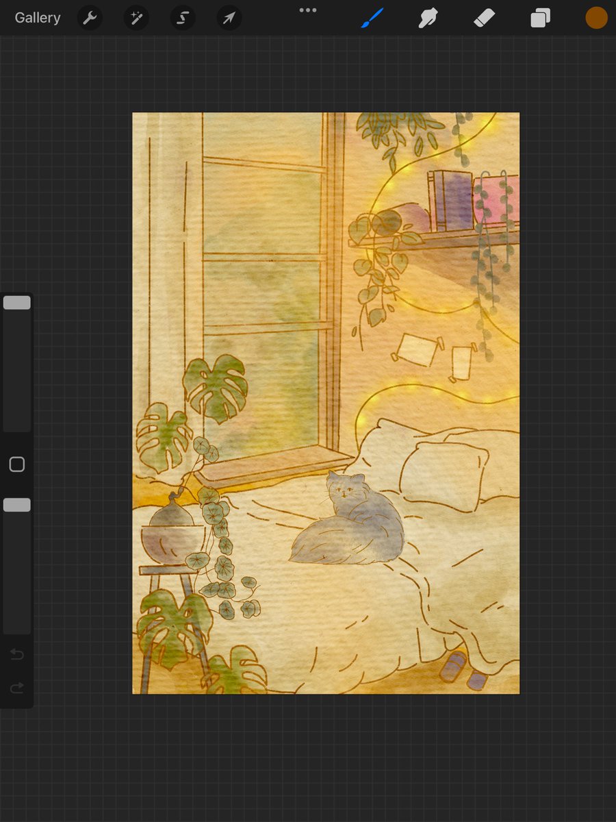 Miaw miaw 🐈🐈‍⬛
#drawing #Watercolour #Procreate #procreateart #illustration