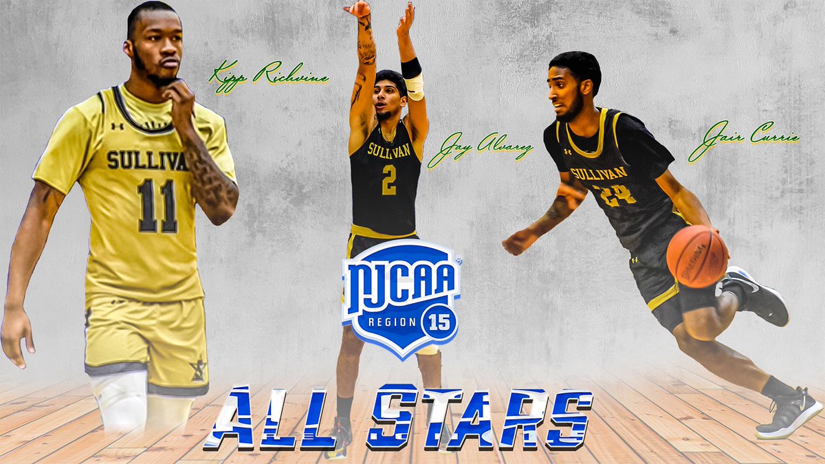 Congratulations to our student-athletes on their regular season NJCAA Region XV Awards. 

Jay Alvarez - First Team
Jair Currie - First Team
Kipplyn Richvine - Second Team