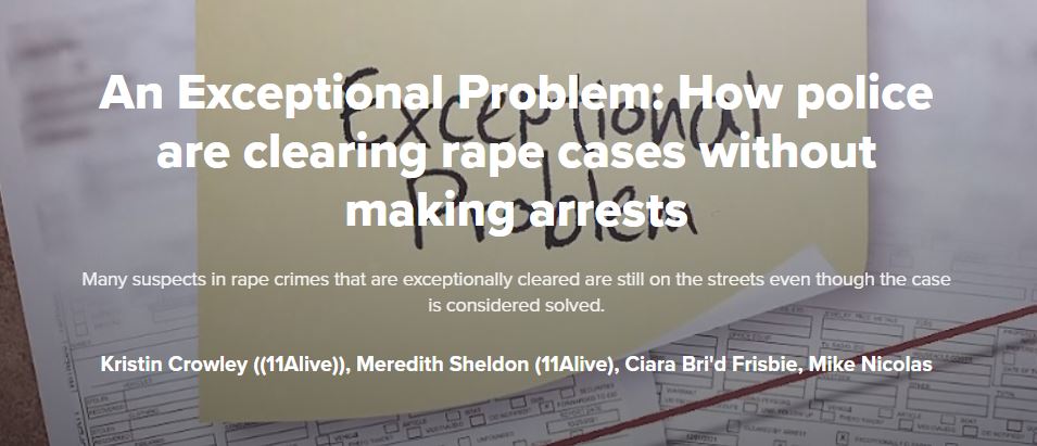 CiaraFrisbie's tweet image. What is exceptional clearance and why are so many law enforcement agencies using it incorrectly? We take you inside one woman's case, the first of many yet to come, showing failures in the system for rape/SA survivors. 

shorturl.at/crvxO