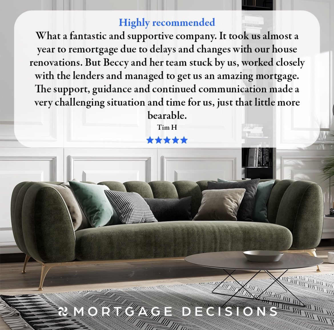 Thank you to Tim for this review, it is great to get this feedback. We pride ourselves on offering the very best customer service and our only-5-star ratings backs this up. Well done to Beccy and the team for their ongoing hard work.