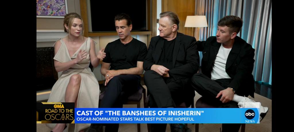 The Cast of #BansheesMovie • Good Morning America • Clip:  abcnews.go.com/GMA/Culture/vi…