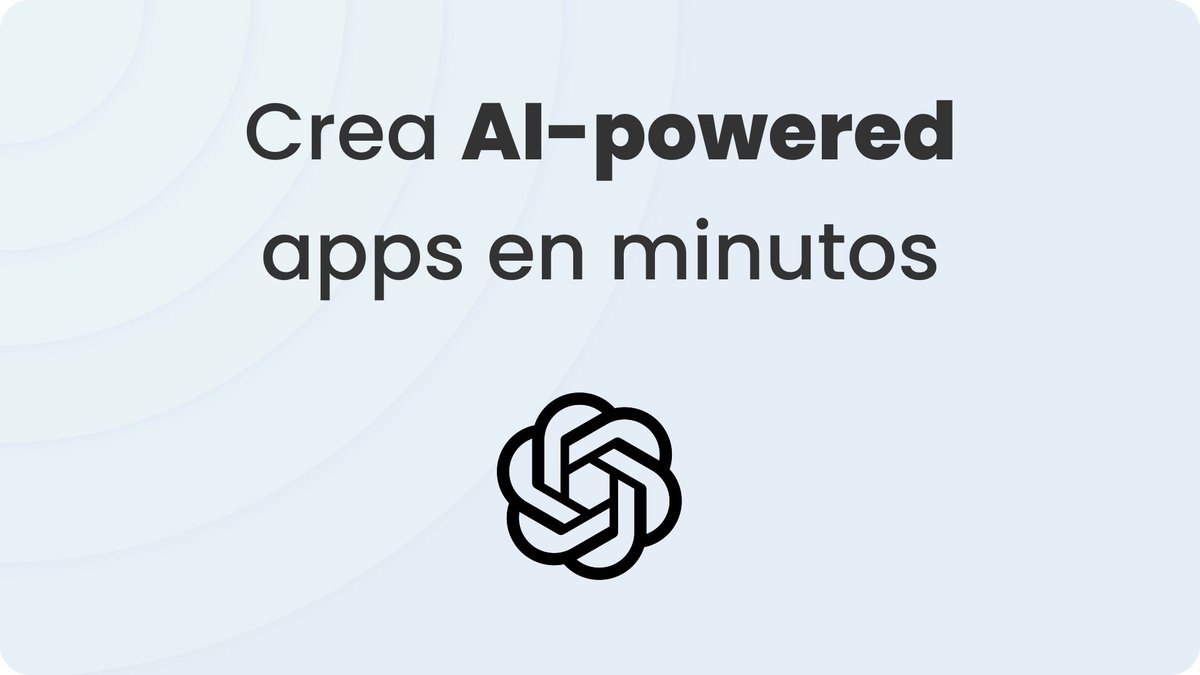 Existen muchos tutoriales sobre cómo crear "AI-powered apps". Con Python, Node.js, Vue.js y cosas por el estilo.

Si tú tampoco eres desarrollador pero te flipa ChatGPT y te gustaría poder crear mini aplicaciones basadas en IA y 100% no-code, ¡este hilo te interesa! 🤖🚀🧵: