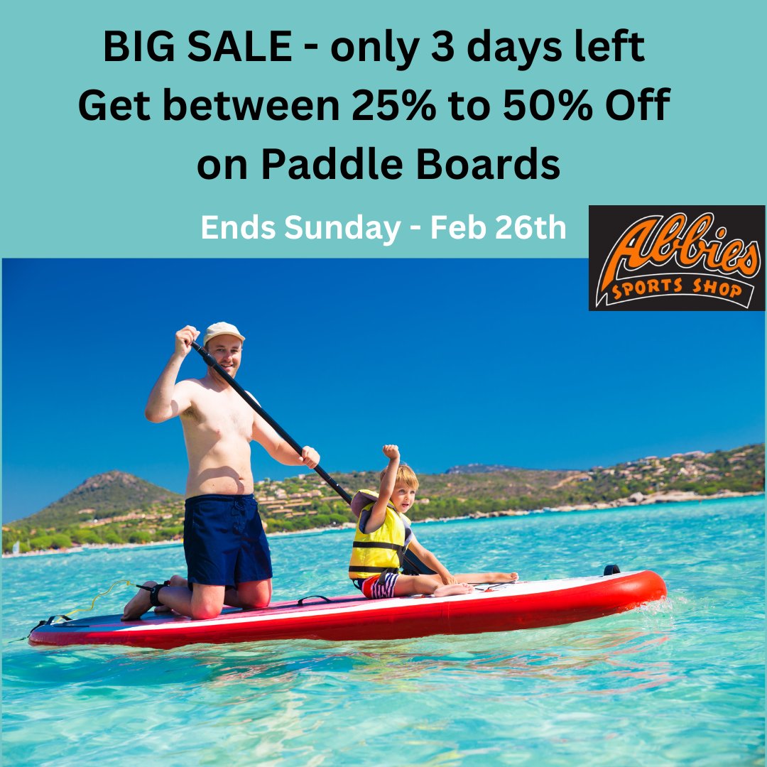 Need some work on that Man Tan?  Pop on by Abbies Sports Shop, day # Two!