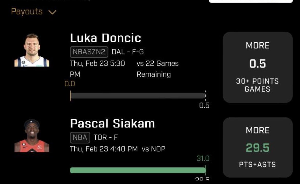 DeucesPicks's tweet photo. SLIPS ON 🔥 YESTERDAY 

4/4 on slips✅ (Luka Free Square)
5/5 on picks✅

Ladder Challenge Day 1 Today🔥
Happy Friday💰

#GamblingTwitter #NBATwitter #NBA #PrizePicks #freesquare #LadderChallenge #DFS #UD #playerprops https://t.co/rhME76bJlt
