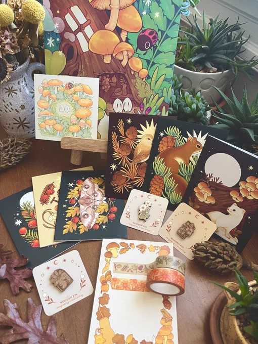 last call for all of these discontinued designs! 💛 i'll be closing my sh0p this sunday at 9pm EST and everything is still on sale until then 🍃 
