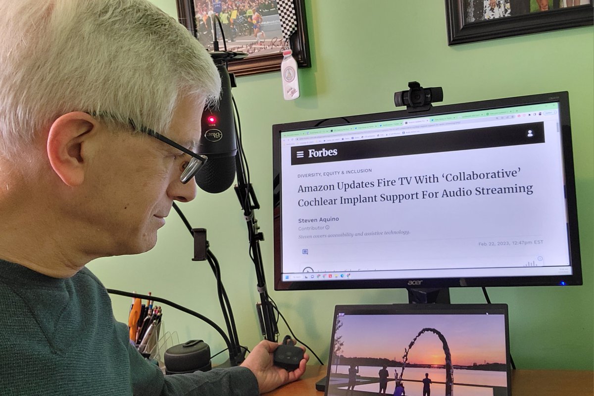 Andrew Bellavia (@hearingfuture) on Twitter photo I swear by my #HearingAids TV connectors (1 on TV, 1 on PC) but added cost a burden for some. Soon Bluetooth LE Audio will be std for universal access. In meantime, kudos to <a href="/amazonfiretv/">Fire TV 📺</a> for improving QoL for many w/ #HearingLoss by using Google's ASHA protocol.
<a href="/steven_aquino/">Steven Aquino (he/him)</a> I swear by my #HearingAids TV connectors (1 on TV, 1 on PC) but added cost a burden for some. Soon Bluetooth LE Audio will be std for universal access. In meantime, kudos to <a href="/amazonfiretv/">Fire TV 📺</a> for improving QoL for many w/ #HearingLoss by using Google's ASHA protocol.
<a href="/steven_aquino/">Steven Aquino (he/him)</a>