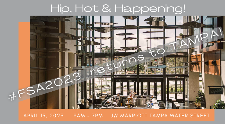 Experience the Magic!  Don't miss this exciting FSA event in the Hip and Happening Tampa Spa Market.  We've planned an event like no other.  Check it out and Register Now!
conta.cc/3Z1UTSg