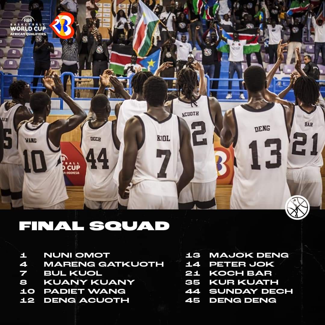 Congratulations, South Sudan National Basketball team, on your win against the Senegal Basketball team to qualify for the FIBA World Basketball Cup! 

The fact that South Sudan's Bright Stars came back from 11 points deficit to win the game shows how our boys are tough to beat!
