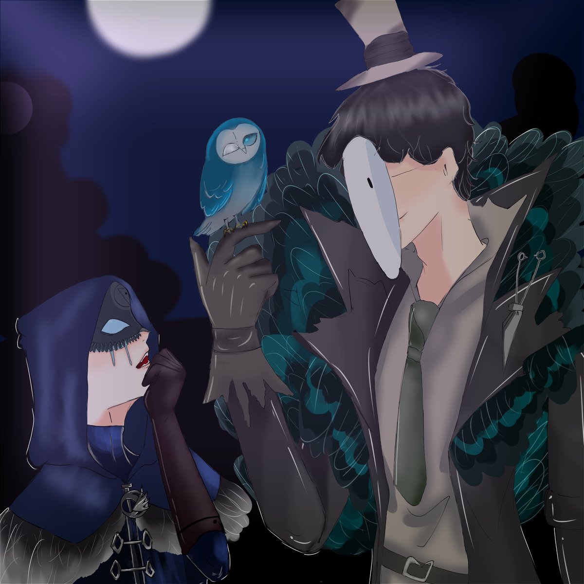 IyarinBT2's tweet photo. #Ripperseer #Jackeli 
I hope everyone will like it. My coloring is a little weird. but i like it https://t.co/m6DHzgfjuR