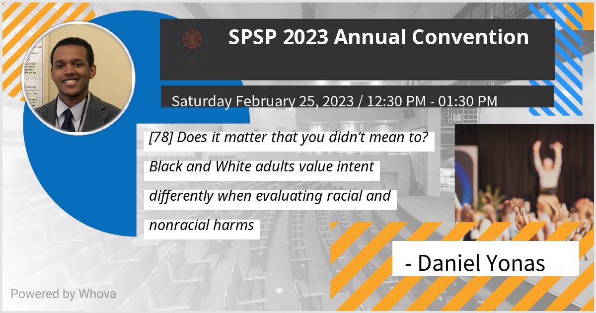 dyrsrch's tweet photo. Are you interested in the intersection of intergroup processes and moral psychology? Come check out my poster @SPSP2023 ! https://t.co/0epugUzHuY