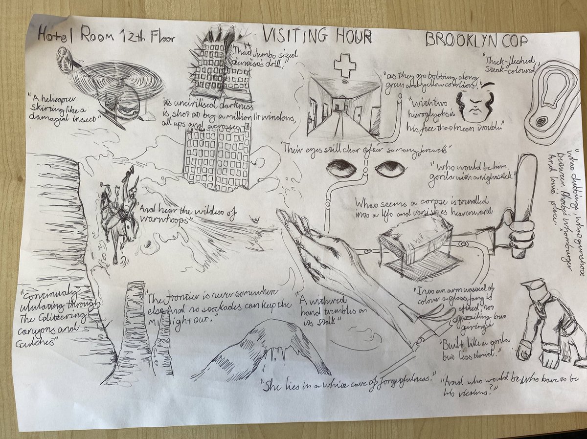 julie_e_sloan's tweet photo. Some brilliant sketch-notes in Higher today @CAEnglishDept for #mccaig #settext https://t.co/iErCR0XupQ