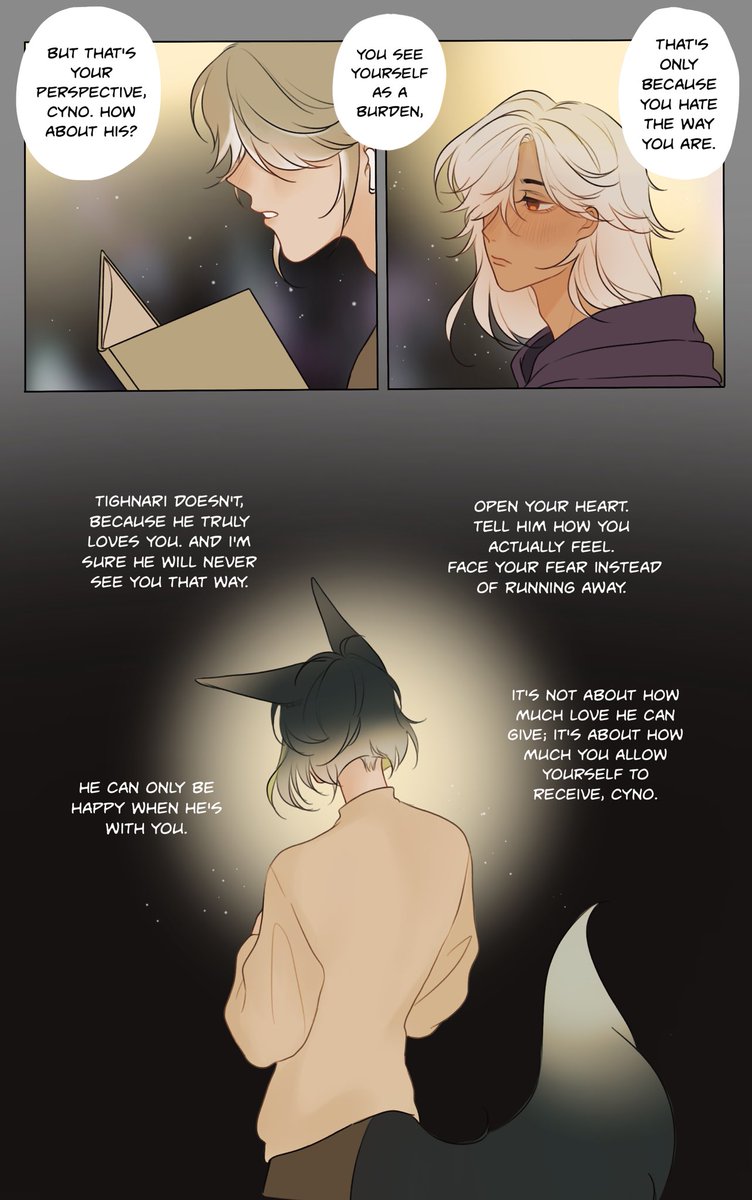 phaesporia__'s tweet image. serendipity (2/?)
unspoken words.

#cynonari with #haikaveh cameo lolol