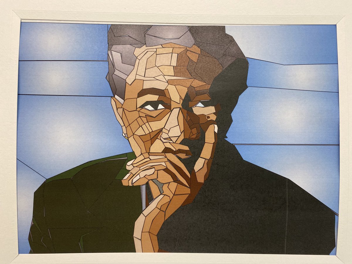 GLECART's tweet image. Celebrating Black History Month with mosaic portraits done by my middle school artists. Happy #FineArtsFriyay@glecpva ⁦@chandelart⁩ ⁦@HISDFineArt⁩