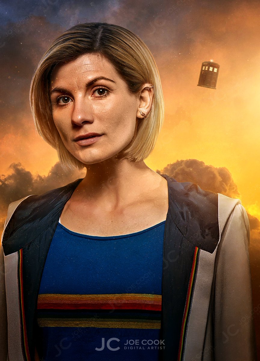 Cook11Joseph's tweet photo. "Keep your faith. Travel hopefully. The universe will surprise you. Constantly."
Next up, it's the Thirteenth Doctor!
#doctorwho #jodiewhittaker #thasmin #TARDIS #60thanniversary #digitialartwork #poster #bigfinish https://t.co/0feqq3qqsh
