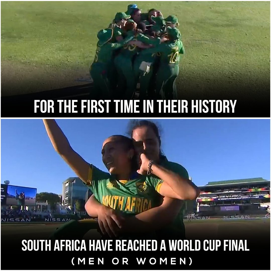 A Historic Day In South African Cricket! ❤ Their maiden final in the World Cup 👏 @ProteasWomenCSA #MyHero #AlwaysRising  #T20WorldCup #SAvENG #Cricket 🏏
