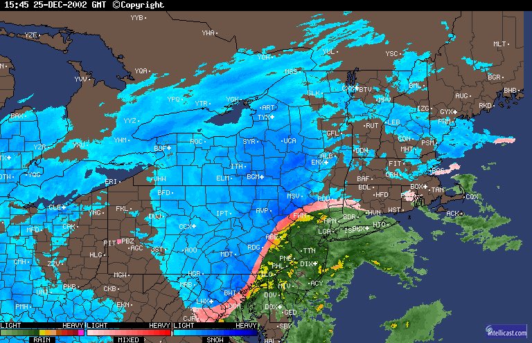 weatherbob's tweet photo. #flashbackfriday. Radar on Christmas 🎄 day 2002. It was magical. #Scrantin #NEPA They shut down I-81 that day. https://t.co/fwKryxqTpe