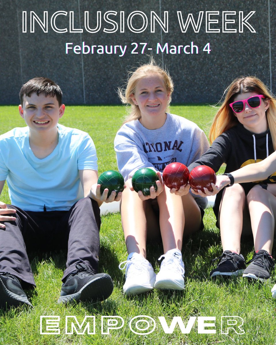 soiowa's tweet image. Inclusion Week is February 27- March 4. This celebration brings awareness to the message of inclusion. Join us as we spotlight inclusive activities happening in 110+ schools across Iowa! 

Use the hashtag #InclusionWeek to show what your community is doing.