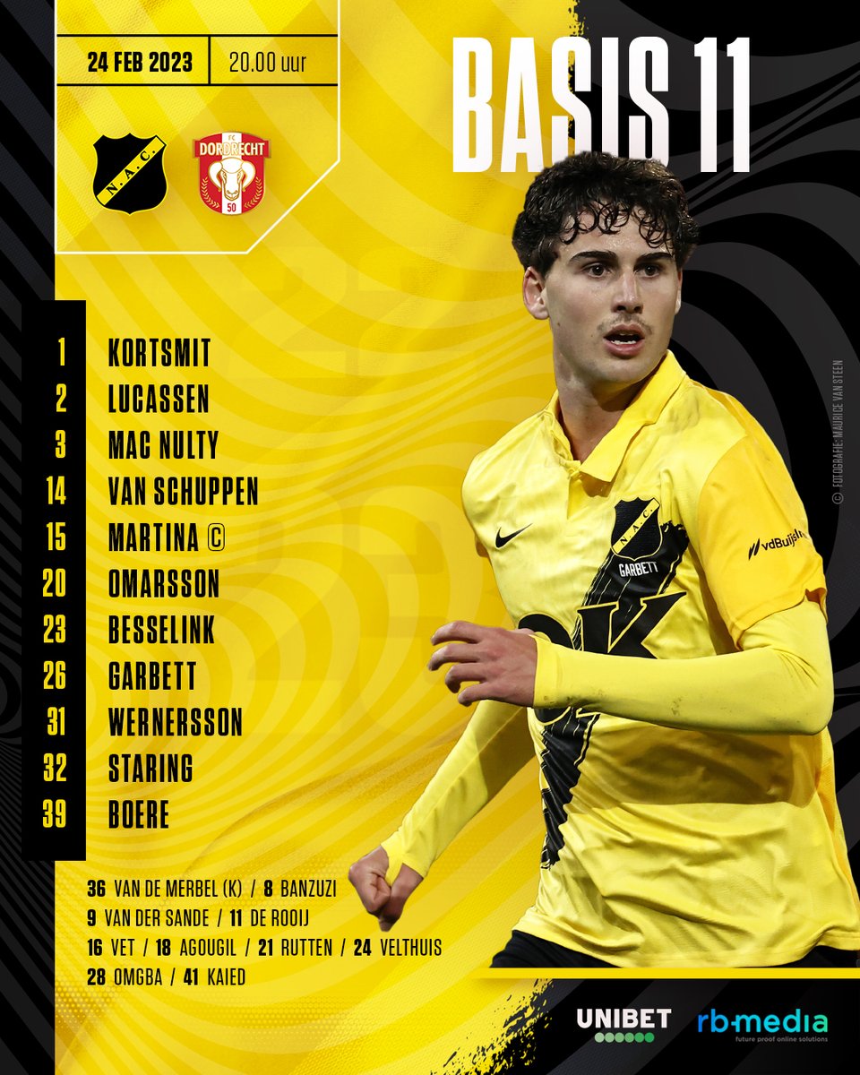 NACnl's tweet photo. ๐๐ - ๐ช๐๐๐๐๐๐ ๐ช๐๐๐ ๐ซก
Ody Velanas is ziek en moet het duel van vandaag aan zich voorbij laten gaan.
#NACpraat #NACdor https://t.co/5azBshlaZ3