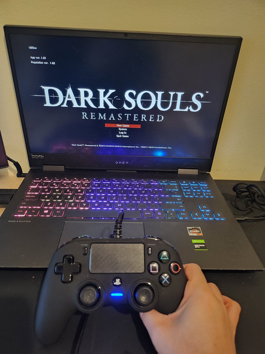 arts_91's tweet photo. "The Ultimate Game of All Time". Excited! #DarkSouls #omen #PrepareToDie #BandaiNamco https://t.co/ChpV5ctgOG