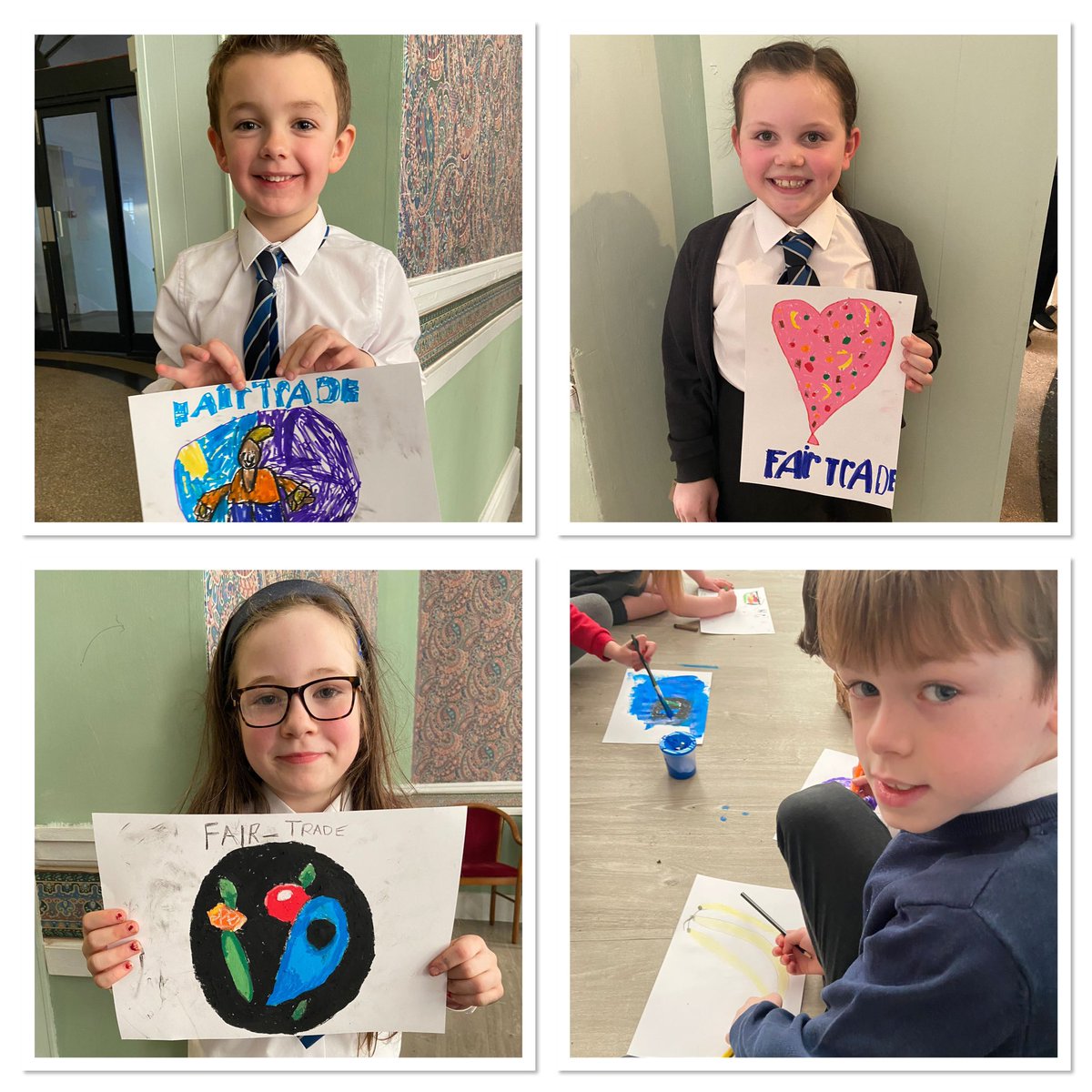WallacePrimary's tweet image. Thank you to @rainbowturtleUK for welcoming our P3 children to the Fairtrade Baking Competition. The children had great fun and learned lots whilst celebrating Fairtrade fortnight. #learningtogether #respect @FairtradeUKEd