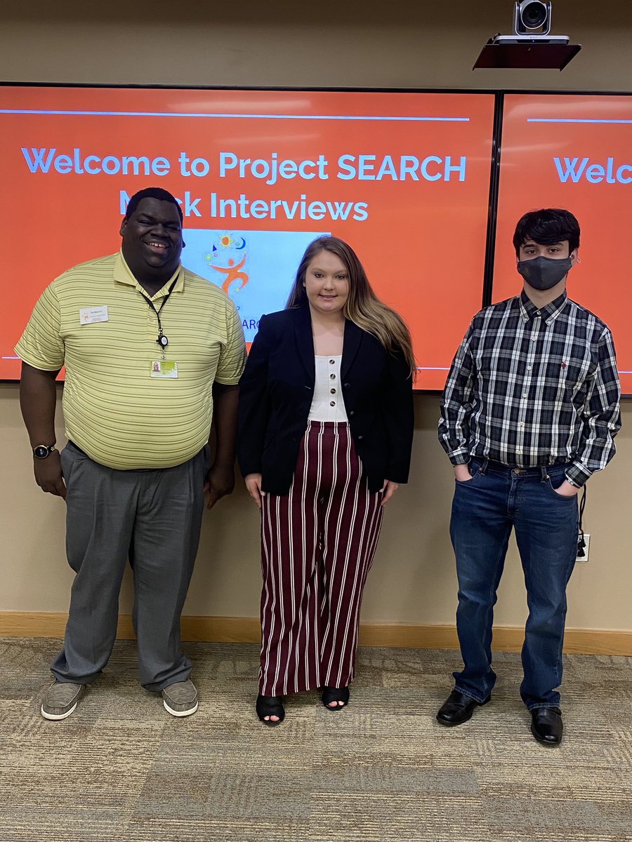 P_SEARCH_HCSD's tweet photo. Great day of mock interviews for Project SEARCH Interns. @LCCA_HS @myNGHS @Hall_Schools https://t.co/jbJofds9kj