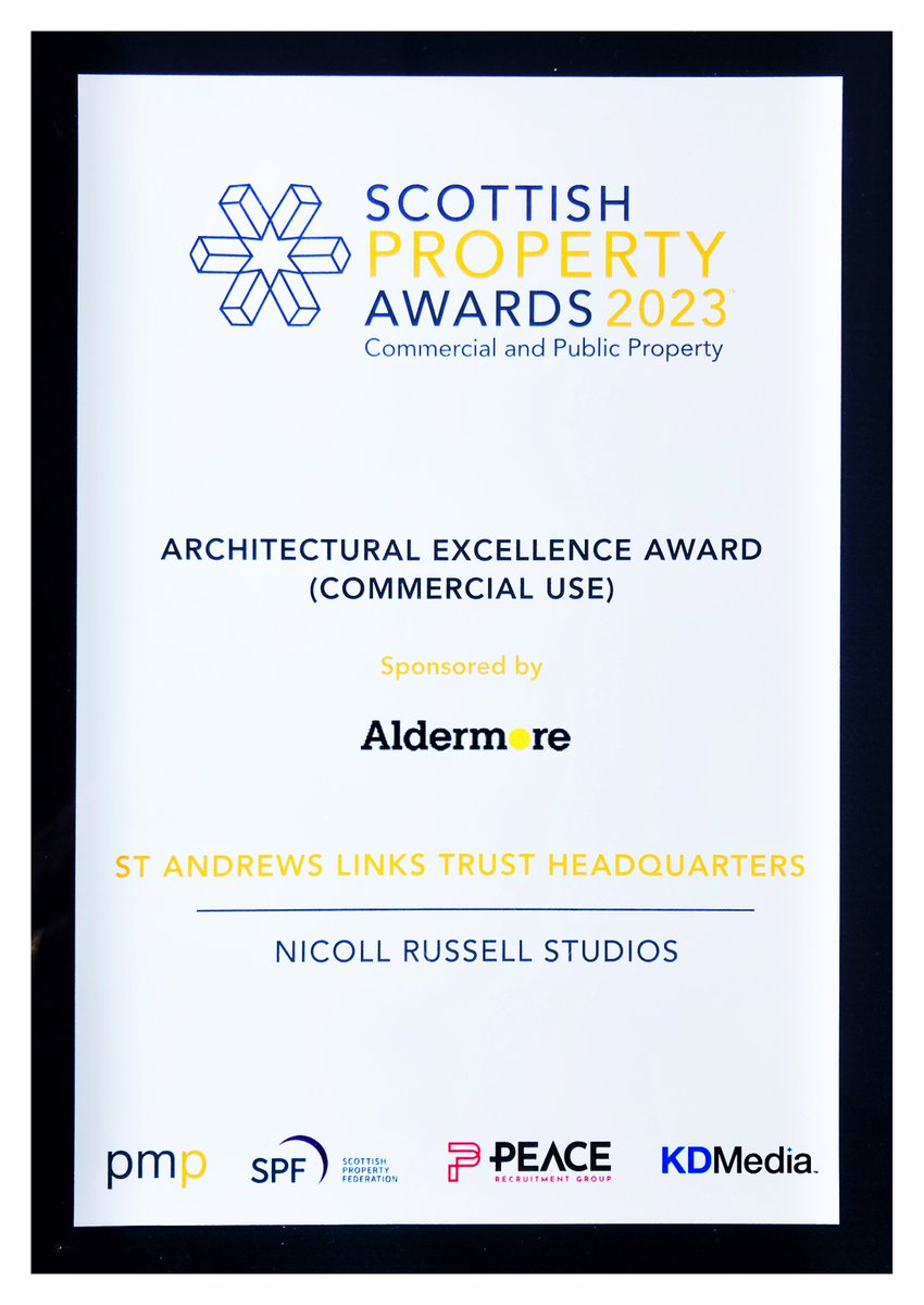 Nicoll Russell Studios (@nrsarchitects) on Twitter photo Great to see Pilmour House <a href="/TheHomeofGolf/">St Andrews Links</a> commended for Architectural Excellence at last nights <a href="/scotpropawards/">Scottish Property Awards</a>. Thanks to all for a great night, and well done to all who received awards or were shortlisted! Great to see Pilmour House <a href="/TheHomeofGolf/">St Andrews Links</a> commended for Architectural Excellence at last nights <a href="/scotpropawards/">Scottish Property Awards</a>. Thanks to all for a great night, and well done to all who received awards or were shortlisted!