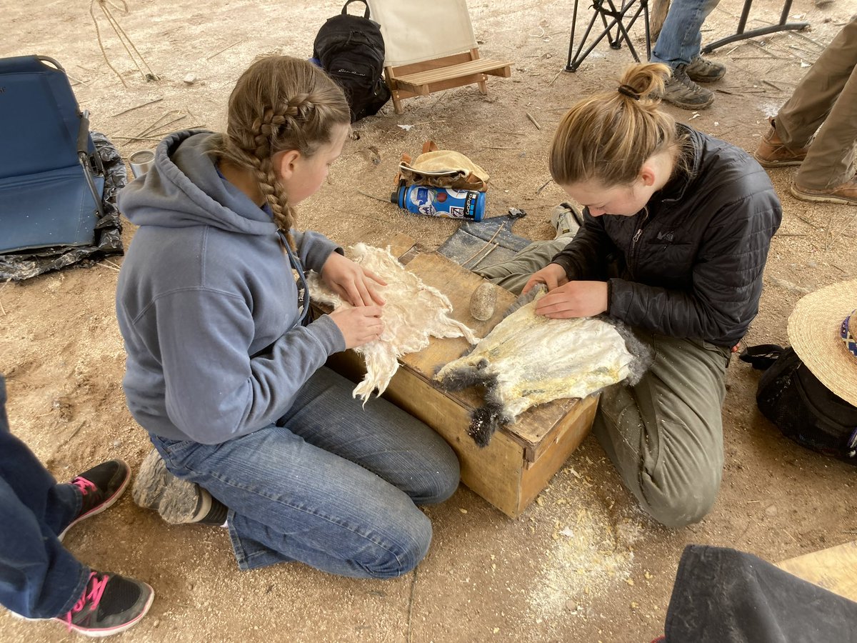 CampingYurts's tweet photo. A few more photos from Winter Count in Arizona - we’ve started fire with flint and steel, learnt about rabbit tanning, and have worked on primitive pottery. 

Pottery firing is on the agenda for today! 😃

#wintercount #campingyurts #primitiveskills #pottery #yurts #arizonaevents https://t.co/dv6iIHuPpc