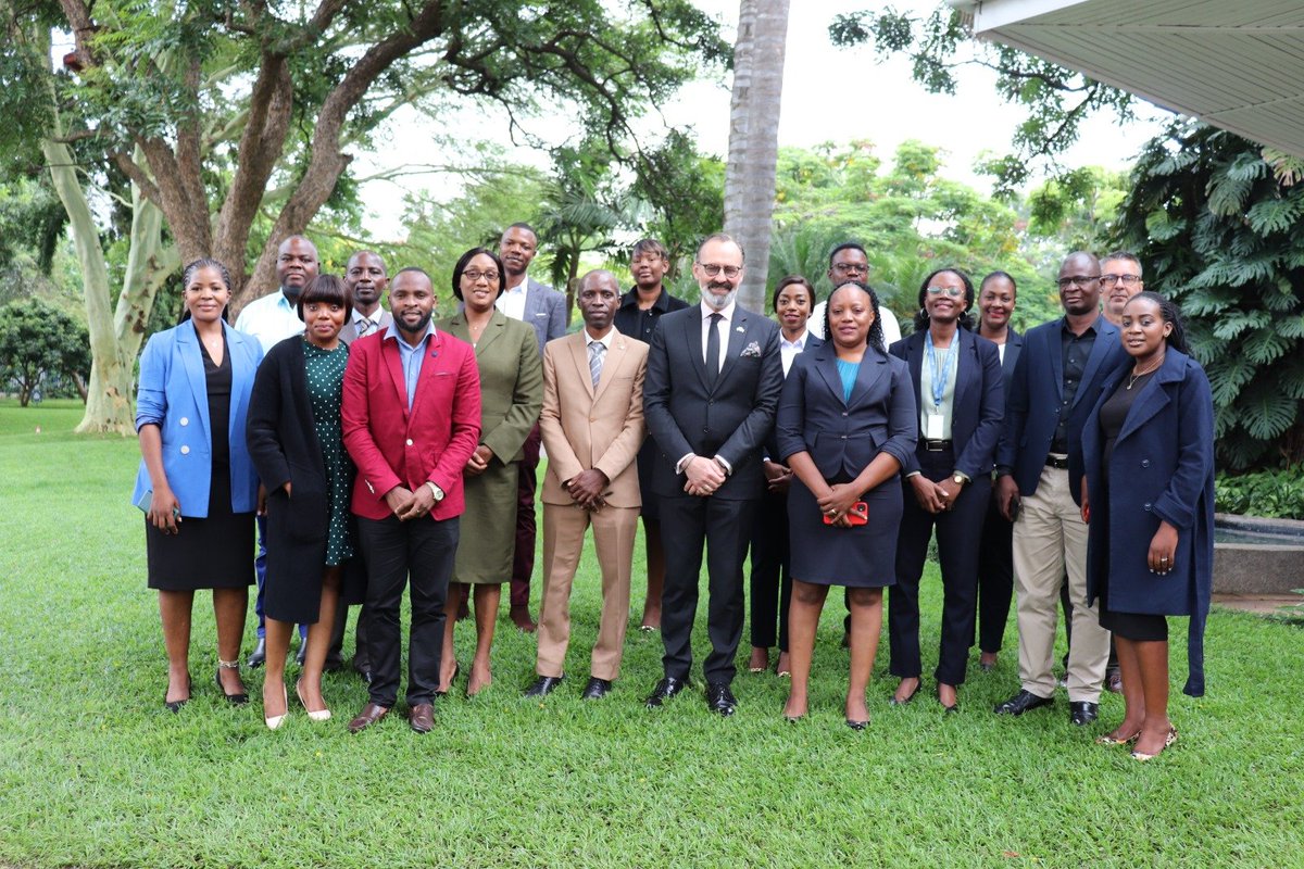 crownagents's tweet photo. Last week, we held a 2-day workshop on Sustainable Public Procurement practices w/ the #Zambia Medicines & Medical Supplies Agency (ZAMMSA).
The workshop was opened by @SwedeninZM Amb. Johan Hallenborg; DG of ZAMMSA, Billy Mweetwa; & #CrownAgents Country Director, Nalucha Ziba. https://t.co/6f2Fj4u2uC