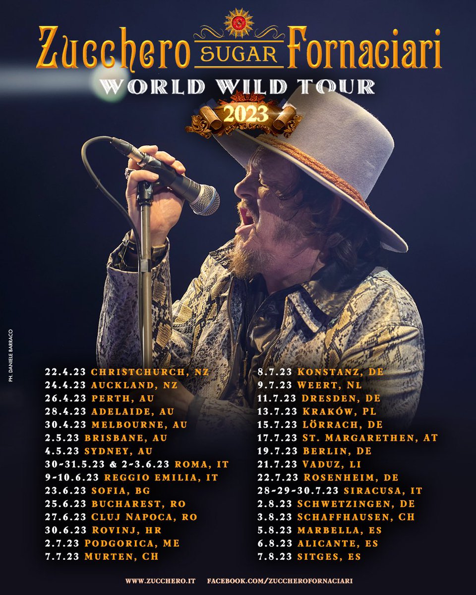 World Wild Tour 2023
Ci stiamo scaldando...
We’re warming up…

Ph <a href="/Daniele_Barraco/">Daniele Barraco</a> 
#WorldWildTour #ZuccheroLive