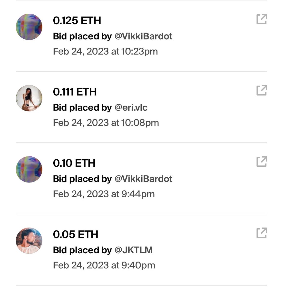 VikkiBardot.eth on Twitter: "RT @a5ht4r: New bid from @EriVlc - then