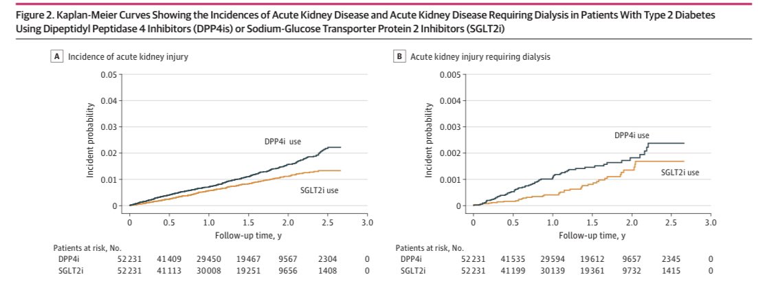 JonathanNefro's tweet photo. En diabetes, el consumo de iSGLT2, comparado a iDPP4, se asoció a ↓34% el riesgo de daño renal agudo y ↓44% el de inicio de diálisis por lo mismo

#ISNyoung

JAMA Network Open 2023
doi:10.1001/jamanetworkopen.2023.0453 https://t.co/BCRIlHZbgB