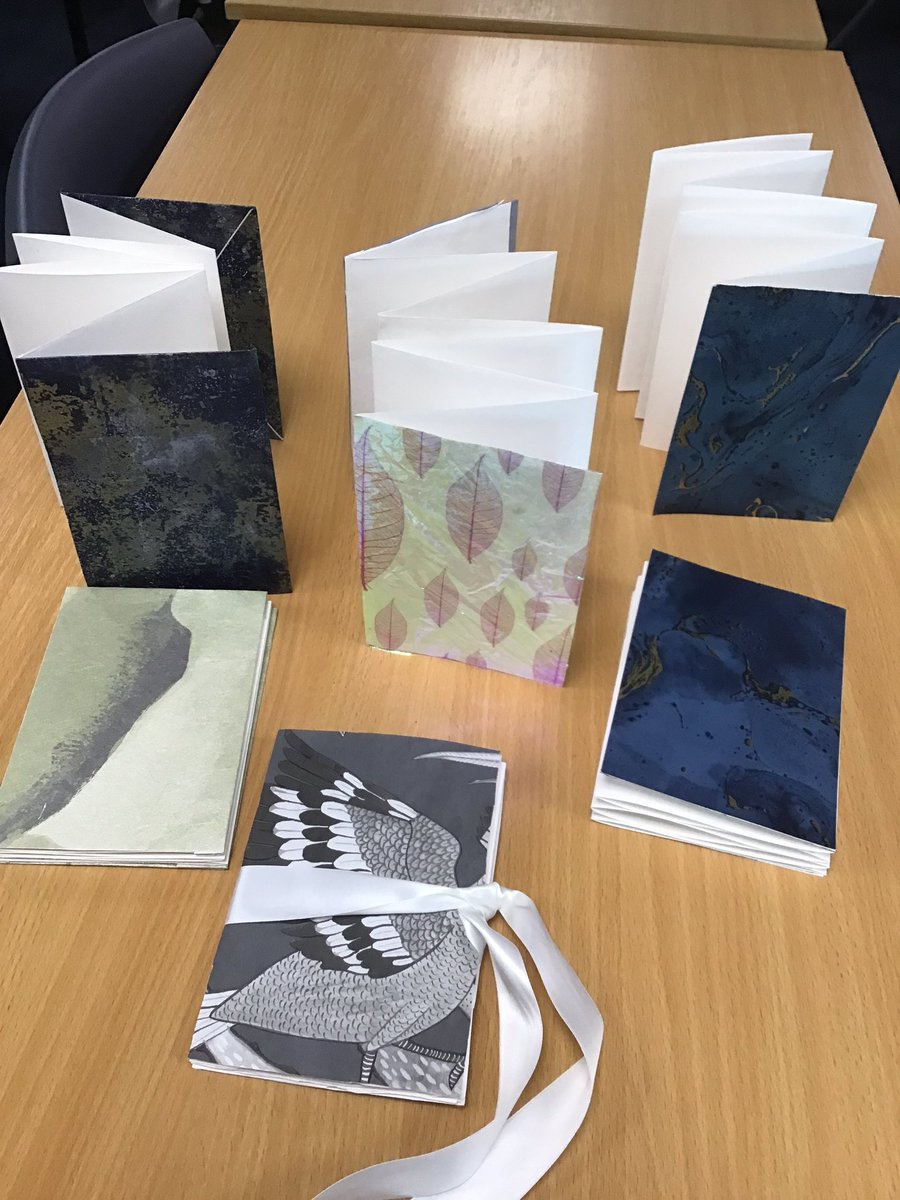 MrsPowerUnity's tweet image. Year 10 art textiles students loved making accordion style sketchbooks to use for their next project. 😁@UnityBlackpool Lovely results!