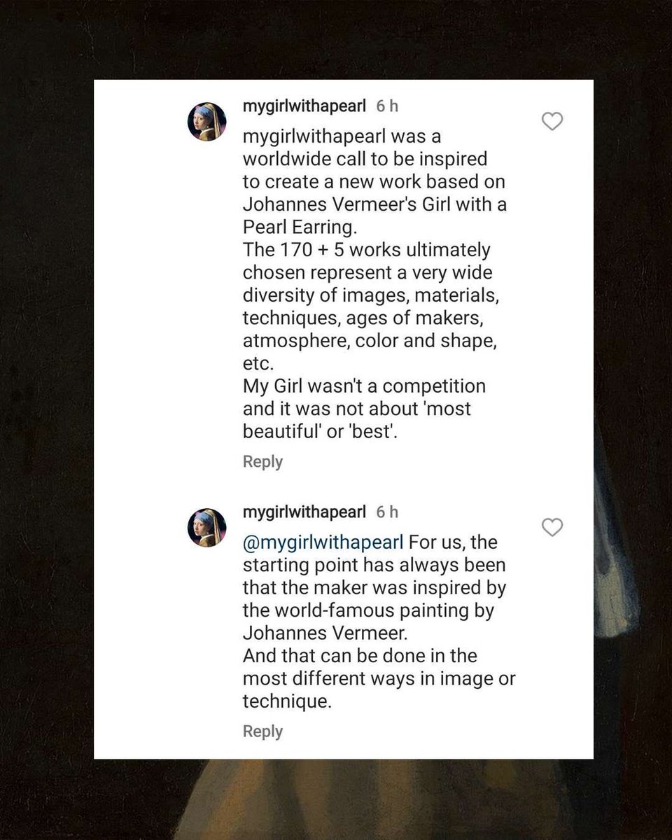 kortizart's tweet image. 1/2 SHAME on the @mauritshuis for not only elevating deeply exploitative AI generators, but for also ignoring outcry from artists AND the public. This is a disgrace to Vermeer’s legacy and the museum’s willful ignorance is slap to the face to all artists. 

Story by Eva Toorenent