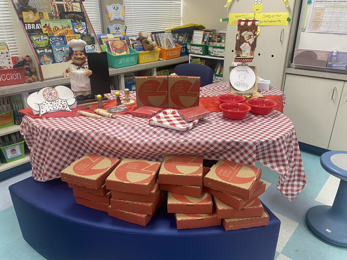 EKISPTA's tweet image. 3rd Grade creating and taking orders of pizzas at Frank Fractions Pizzeria 🍕
Thank you @peterpiper_ep for always being a supportive partner in education!
Shout to Mr Omar and Ms Stephanie for all their support! #learningisalwaysfun @EastwoodKnolls